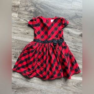 Carters Buffalo plaid dress 2T